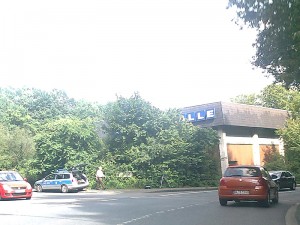 Geschwindigkeitsmessung an der Saaler Mühle