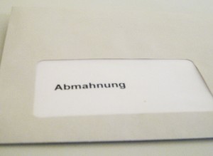 abmahnung