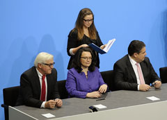 Martin Rulsch, wikicommons http://commons.wikimedia.org/wiki/File:Unterzeichnung_des_Koalitionsvertrages_der_18._Wahlperiode_des_Bundestages_%28Martin_Rulsch%29_099.jpg,