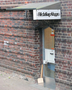 http://commons.wikimedia.org/wiki/File:Babyklappe_Berlin-Spandau_2013.JPG