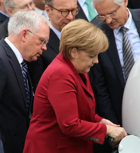 Wieder auf freien Fuß: Angela Merkel
