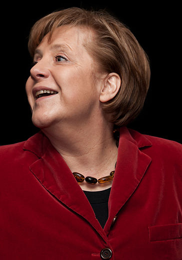 Angela Merkel http://commons.wikimedia.org/wiki/File:Angela_Merkel_IMG_4162_edit.jpg