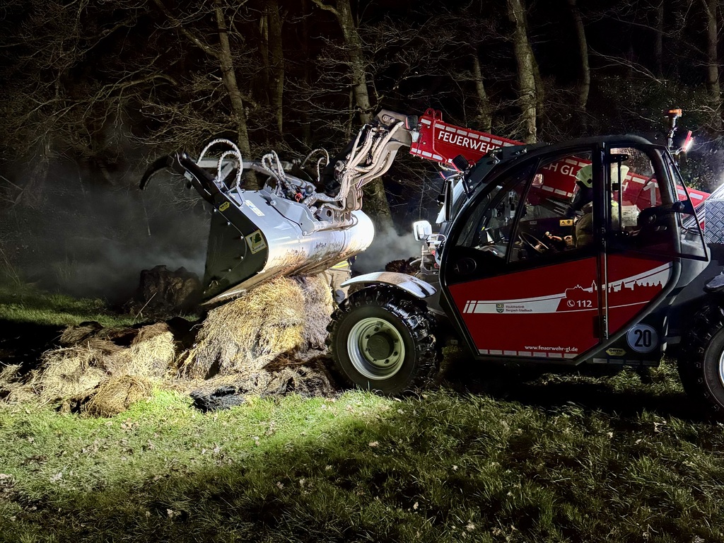 Die Feuerwehr Bergisch Gladbach im Einsatz im Stadtteil Herkenrath