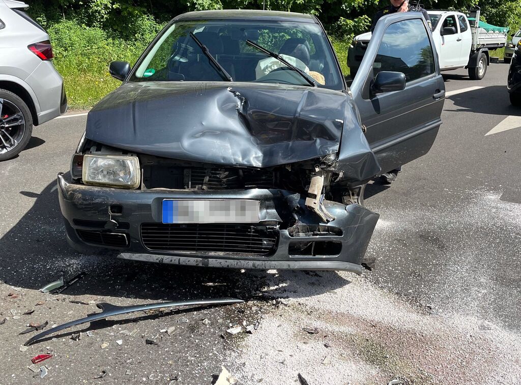 Pkw VW der Unfallverursacherin