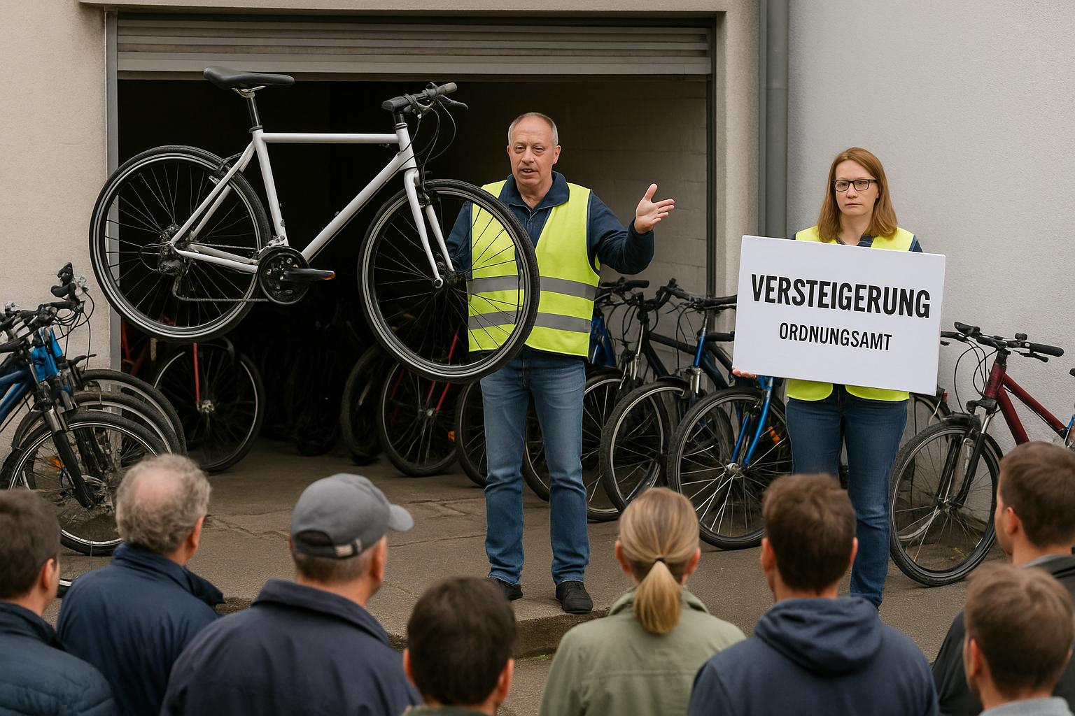 Kostengünstige Fahrräder vom Ordnungsamt
