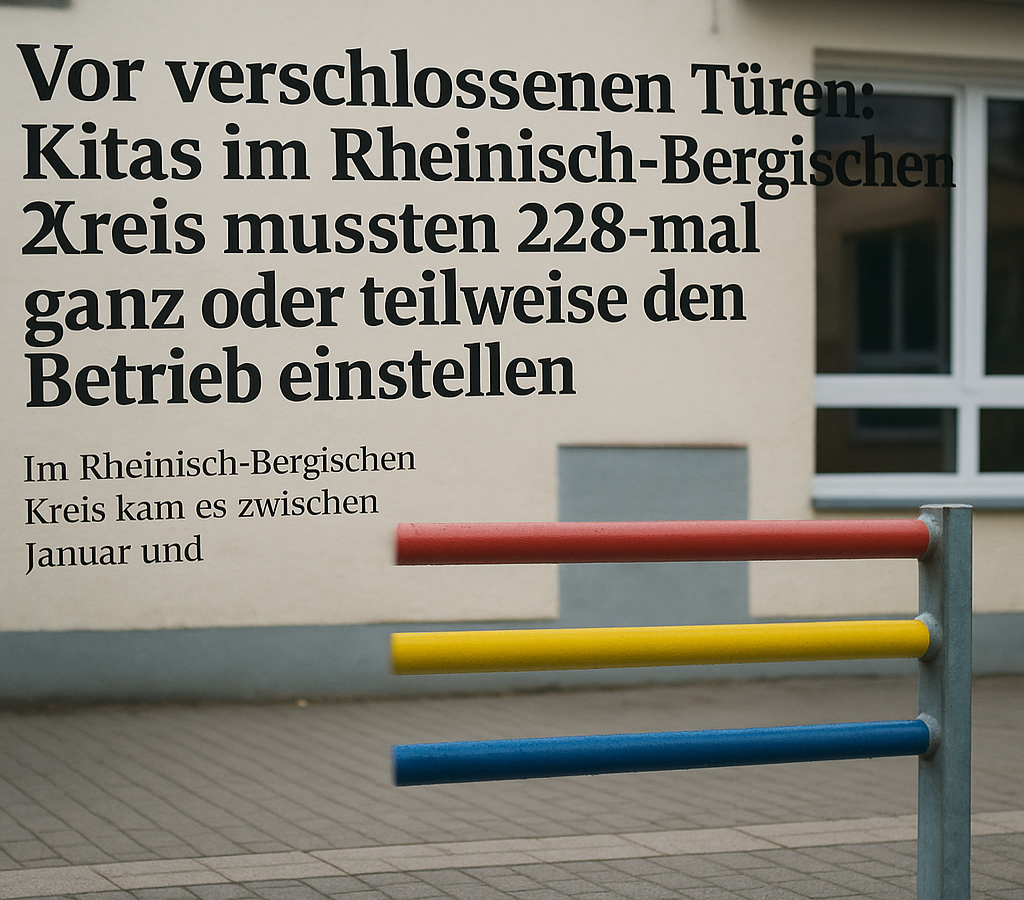 Rheinisch-Bergischer Kreis: Kitas mussten 228-mal ganz oder teilweise schließen – SPD fordert schnelle Entlastungsmaßnahmen ChatGPT Image 11. Dez. 2025, 16_47_27(1)