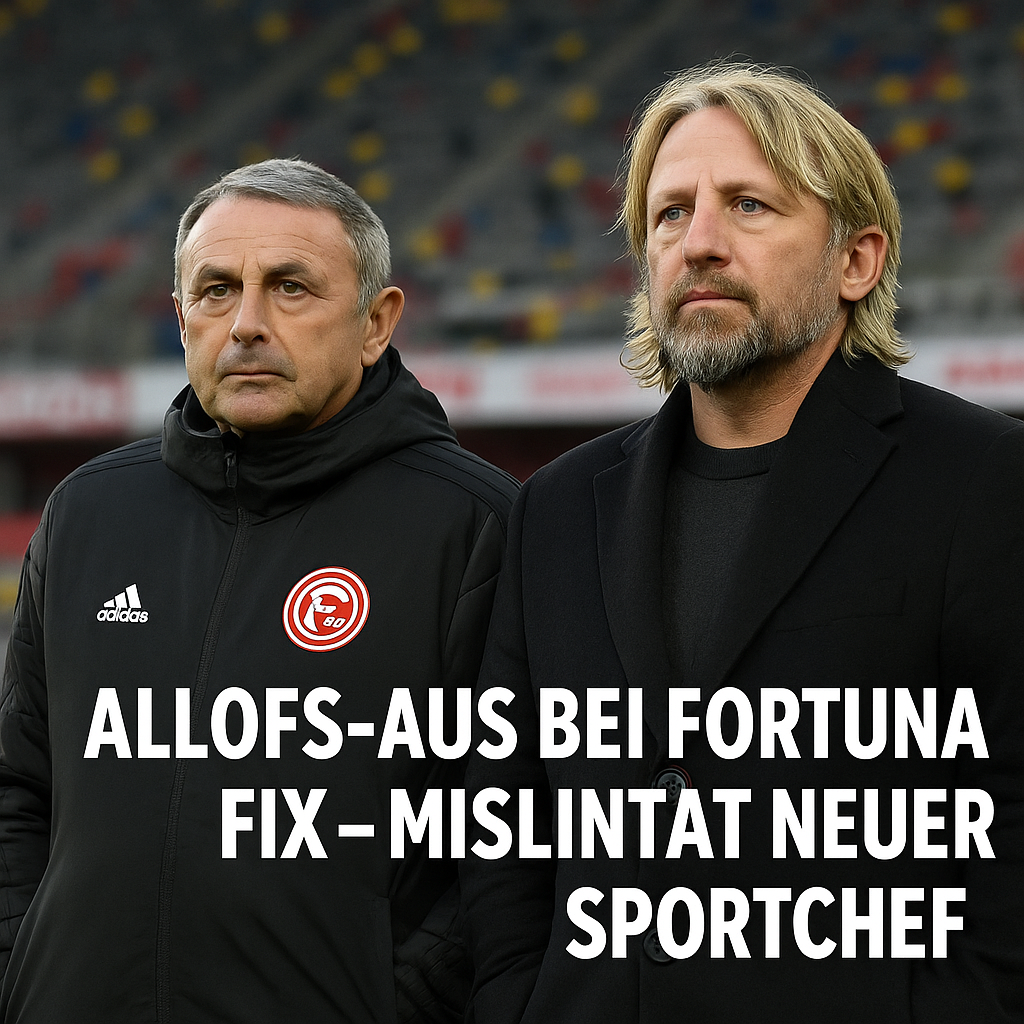 Fortuna Düsseldorf zieht Konsequenzen: Klaus Allofs verlässt den Verein, Sven Mislintat übernimmt als Sportchef ChatGPT Image 15. Dez. 2025, 10_23_32