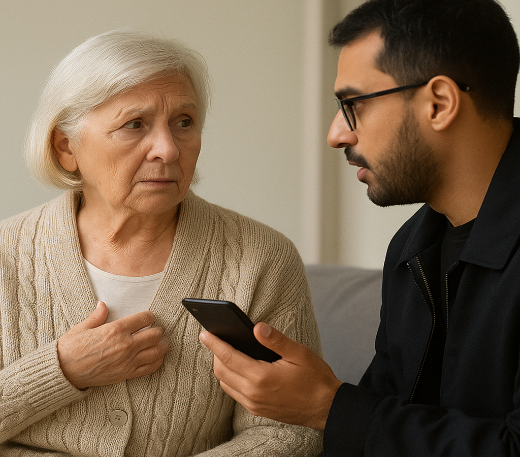Burscheid: Betrüger geben sich als Bankmitarbeiter aus – Seniorin um vierstelligen Betrag gebracht ChatGPT Image 9. Dez. 2025, 09_39_57(1)