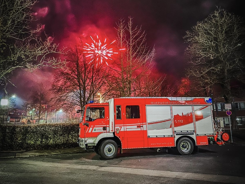 Silvester in der Innenstadt von Bergisch Gladbach