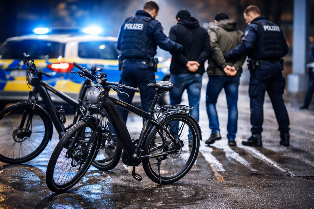Wermelskirchen: Zwei Pedelec-Diebe fliehen schwankend – Polizei schnappt Täter kurze Zeit später ChatGPT Image 15. Jan. 2026, 10_16_43(1)
