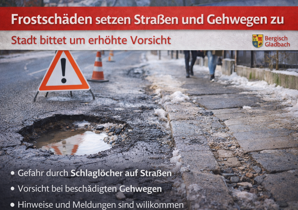 Frostschäden setzen Straßen und Gehwegen zu – Stadt bittet um erhöhte Vorsicht ChatGPT Image 20. Jan. 2026, 10_15_56(1)