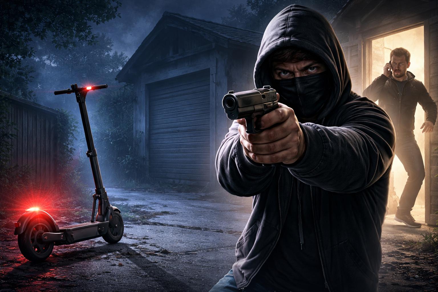 E-Scooter-Diebstahl eskaliert: Täter bedroht Hausbewohner mit Waffe ChatGPT Image 30. März 2026, 14_01_42